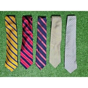 Brooks Brothers Silk Ties Bundle Made In USA (Lot of 5)